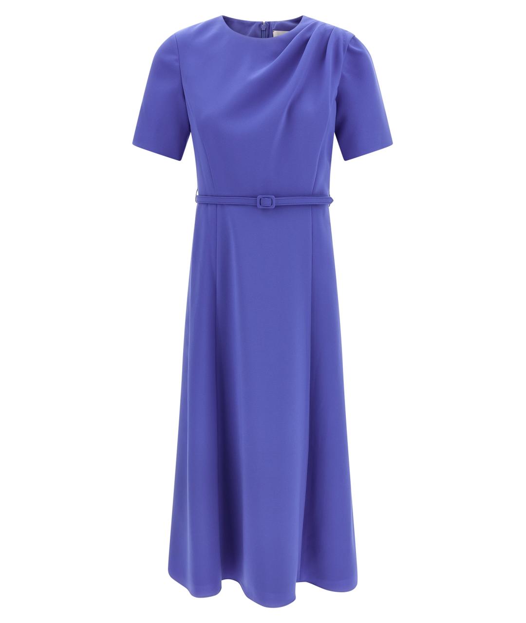 CAROLINA HERRERA Синее полиэстеровое платье, фото 1