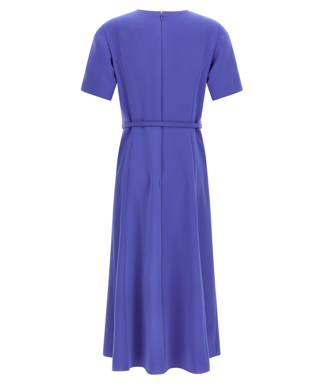 CAROLINA HERRERA Синее полиэстеровое платье, фото 2