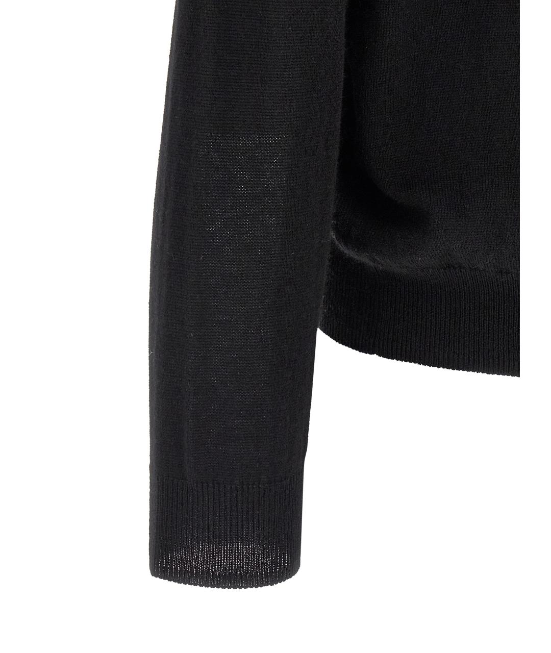 AURALEE Черный кашемировый джемпер / свитер, фото 4