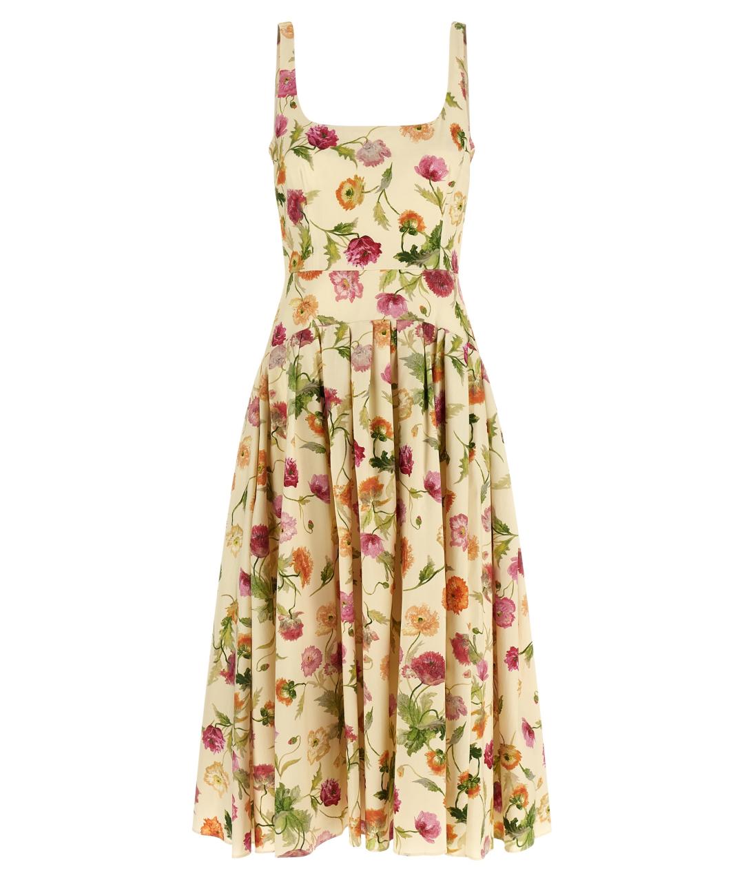 CAROLINA HERRERA Мульти хлопковое повседневное платье, фото 1