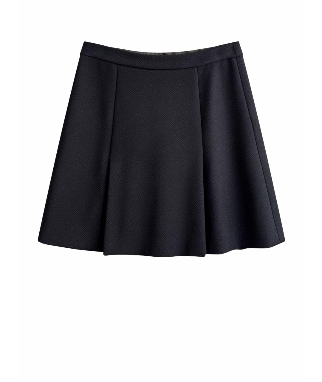 LOUIS VUITTON Черная юбка мини, фото 1