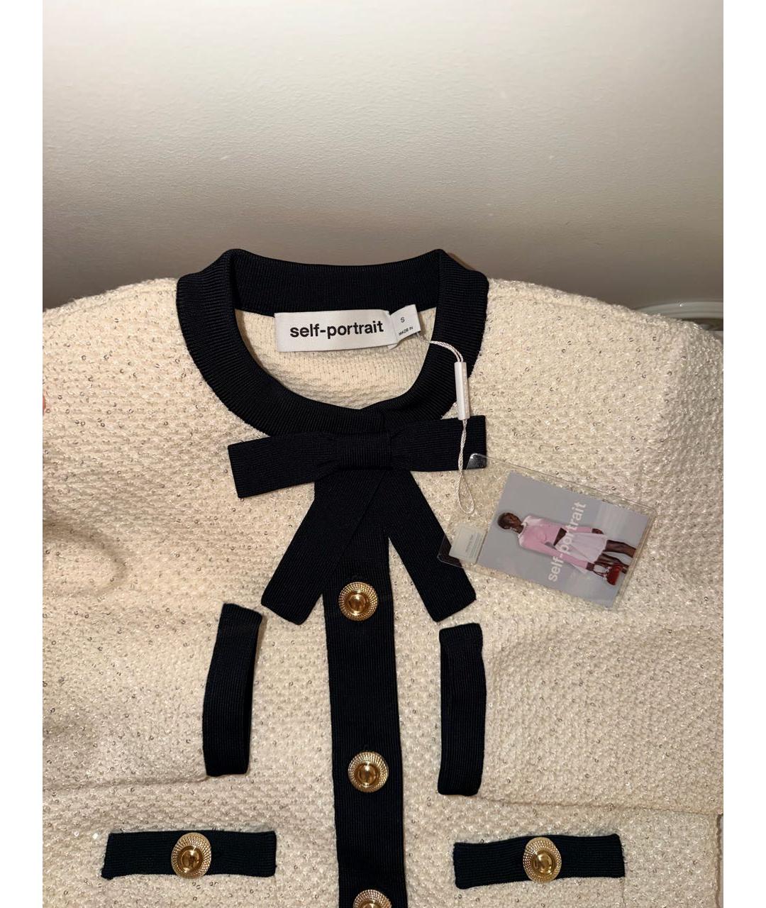 SELF-PORTRAIT Бежевый костюм с юбками, фото 3