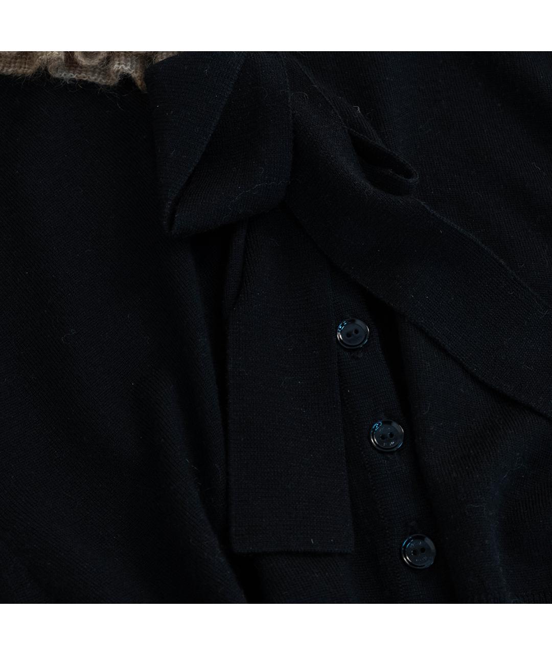 ESCADA Черный шерстяной кардиган, фото 4