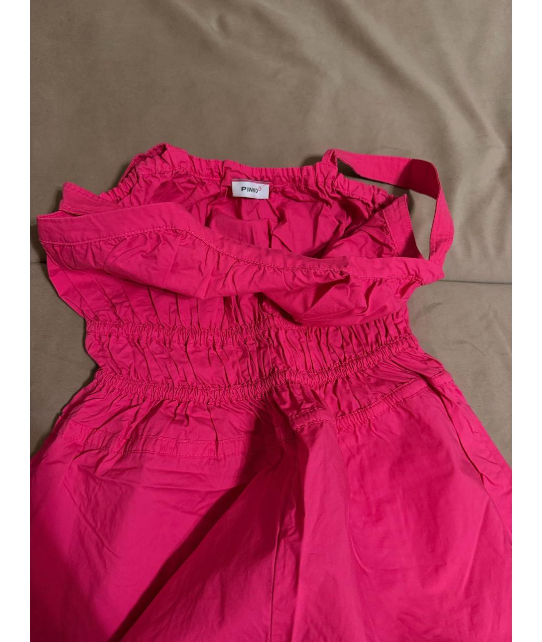 PINKO Розовый хлопковый комбинезон, фото 4