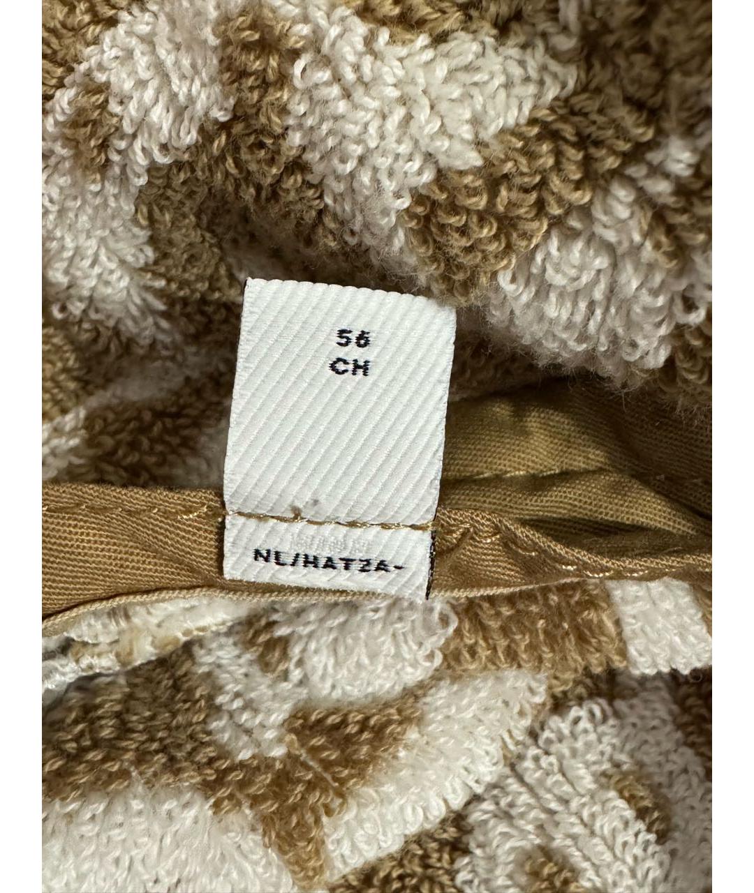 BURBERRY Бежевая хлопковая панама, фото 7