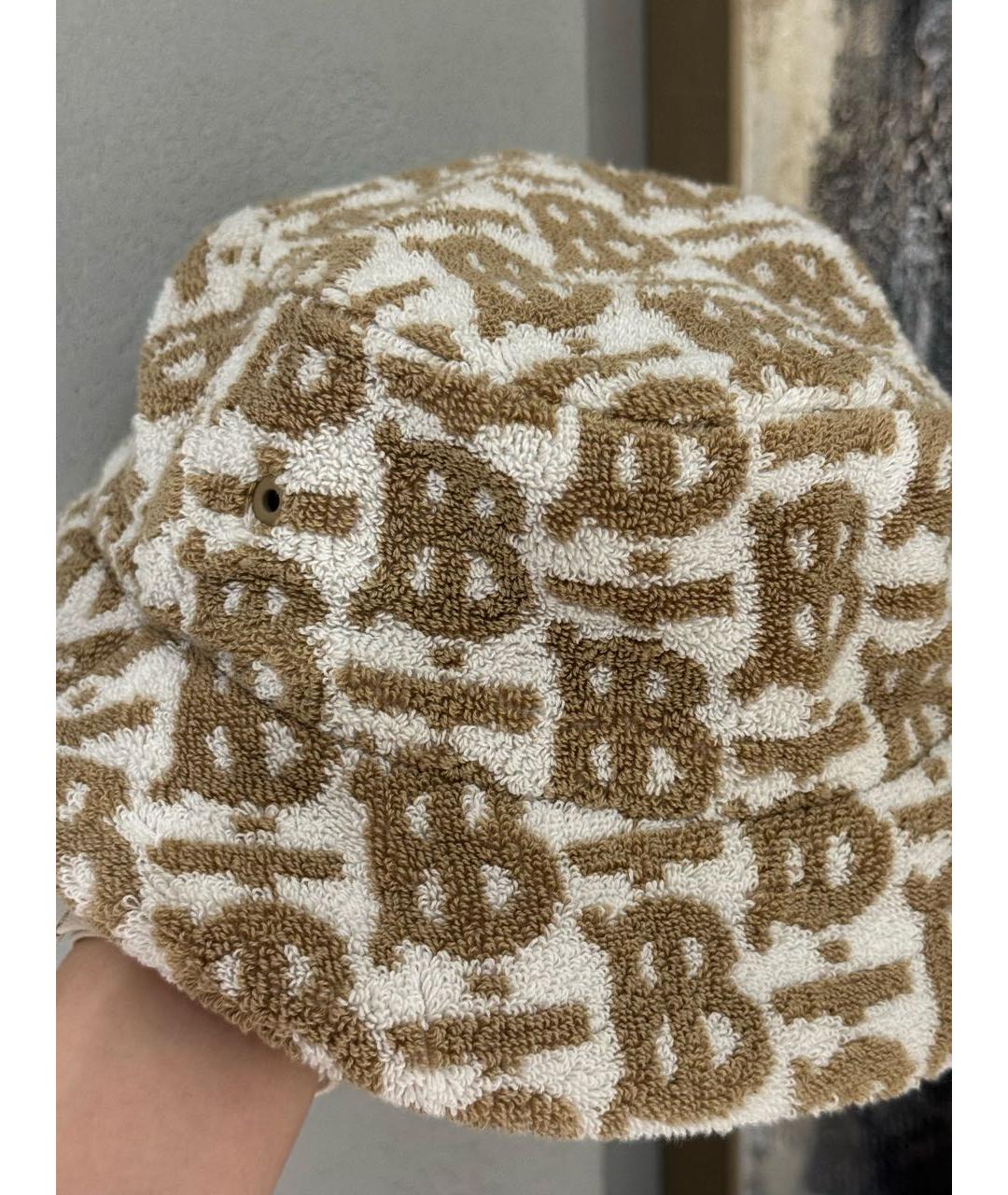 BURBERRY Бежевая хлопковая панама, фото 5