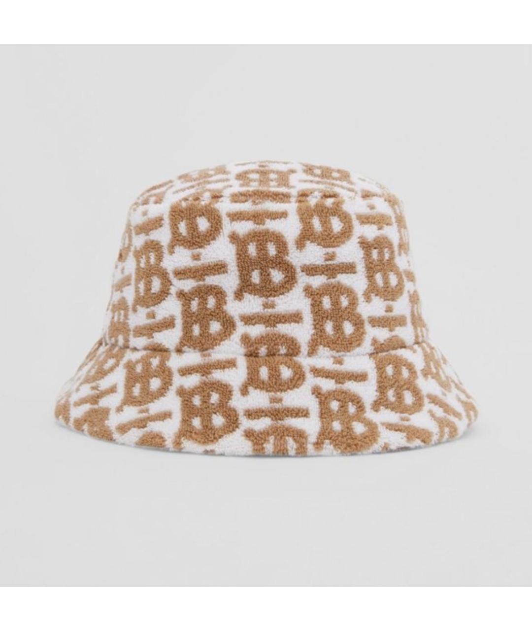 BURBERRY Бежевая хлопковая панама, фото 8