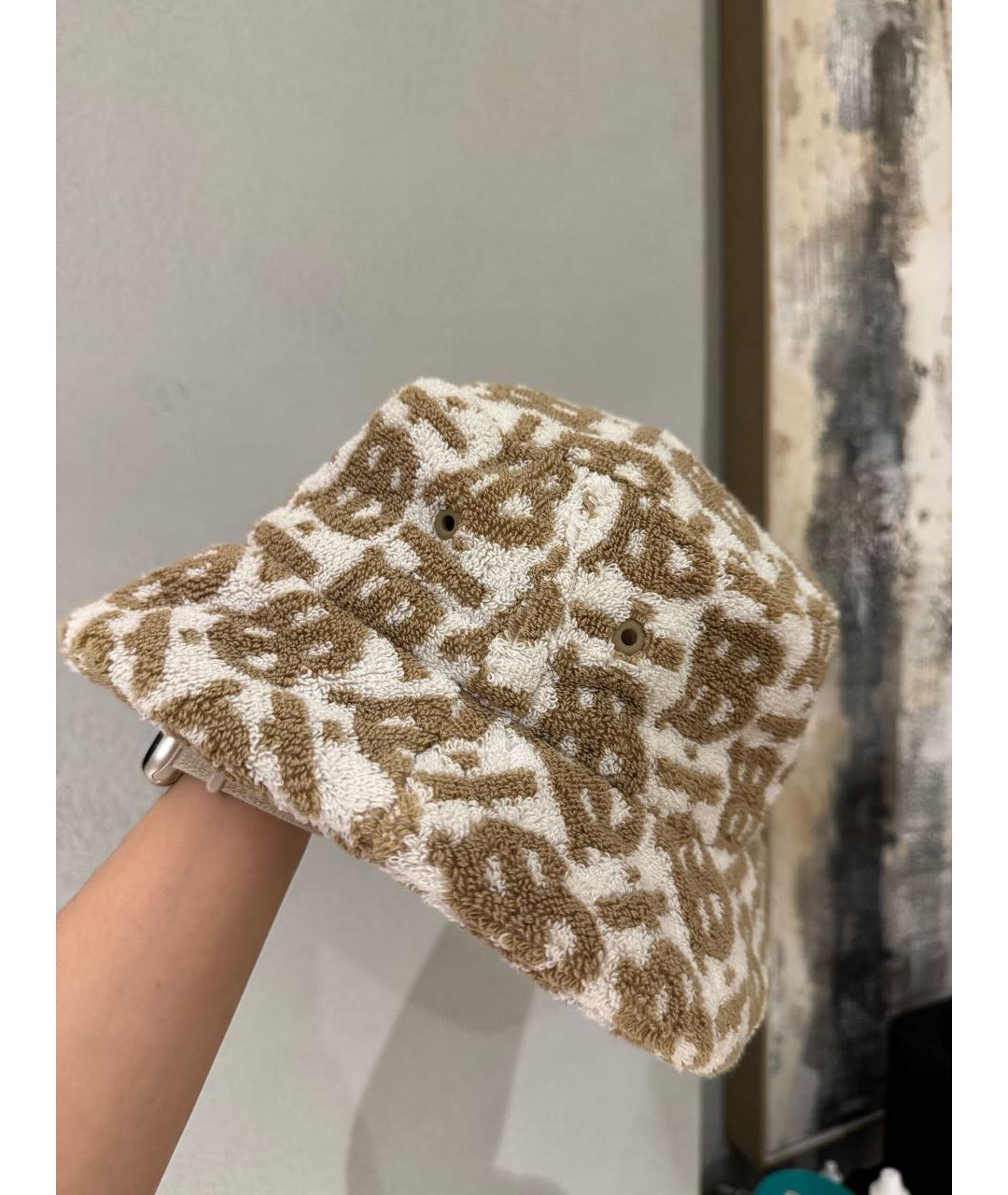 BURBERRY Бежевая хлопковая панама, фото 4