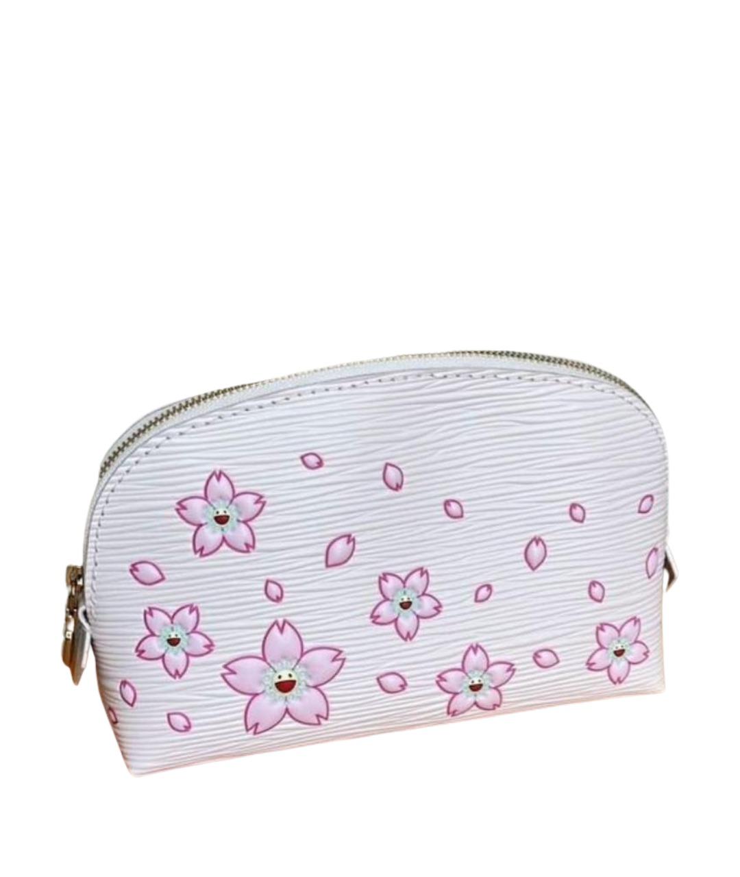 LOUIS VUITTON Розовая кожаная косметичка, фото 1