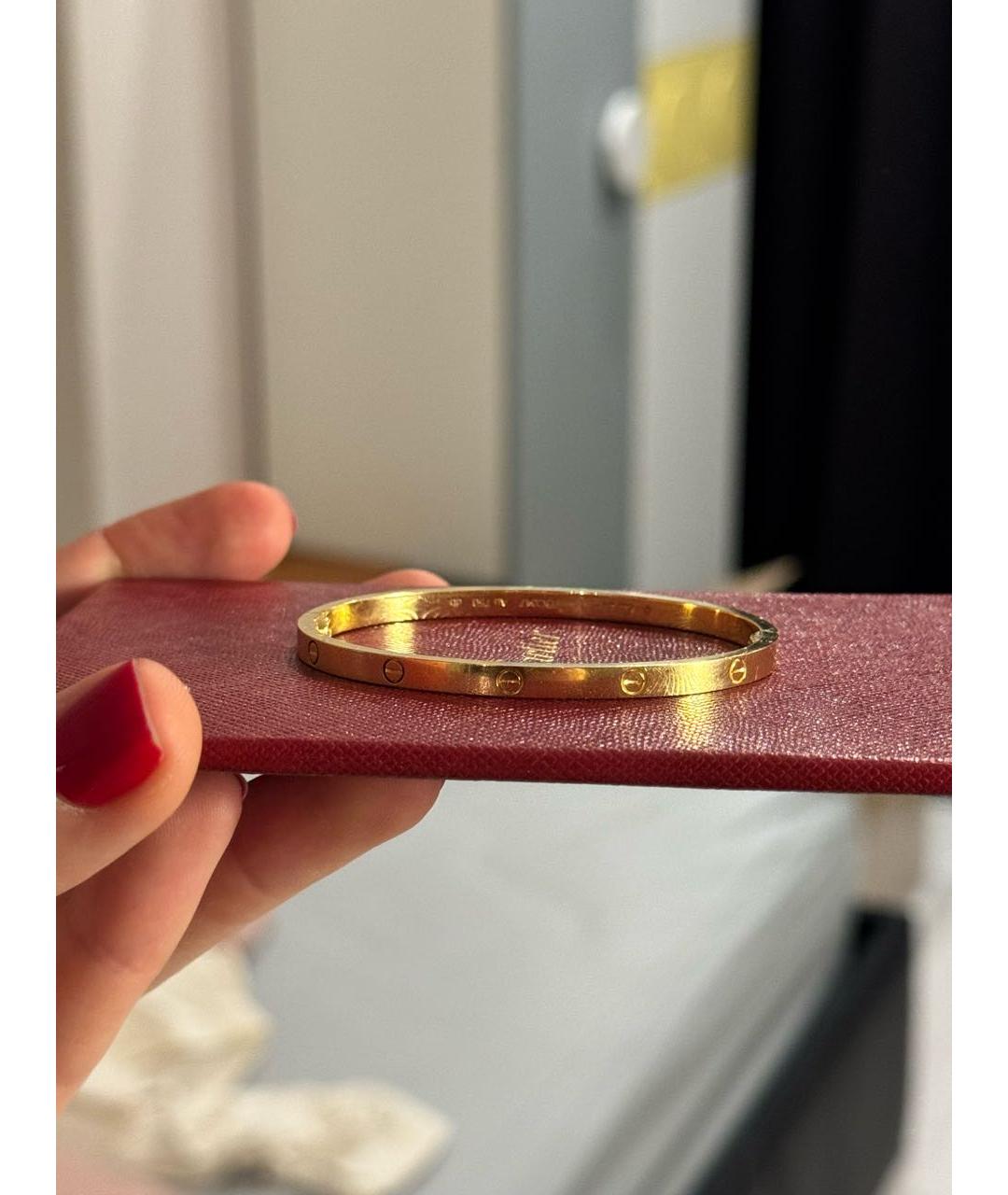 CARTIER Золотой браслет из желтого золота, фото 8