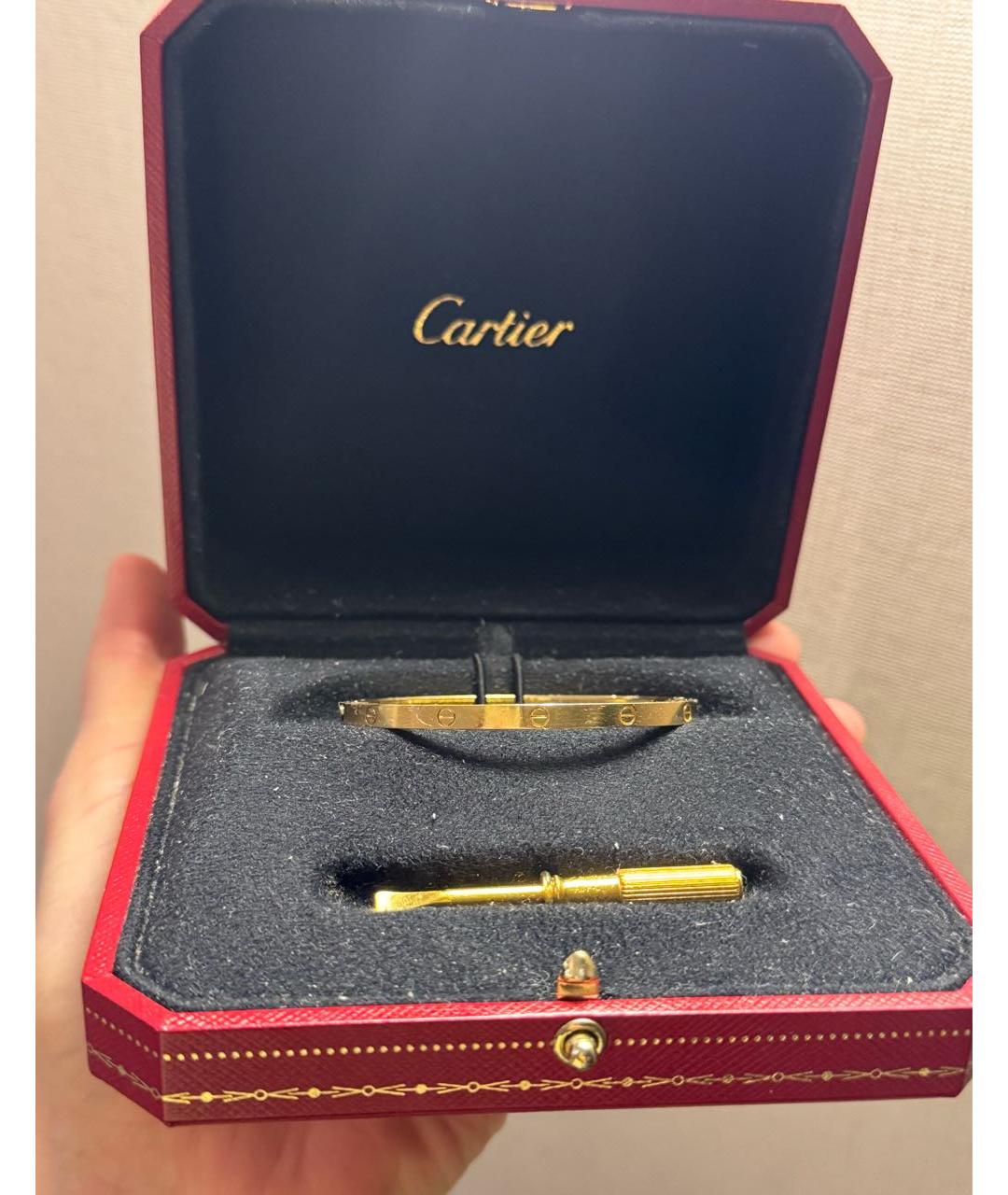 CARTIER Золотой браслет из желтого золота, фото 7
