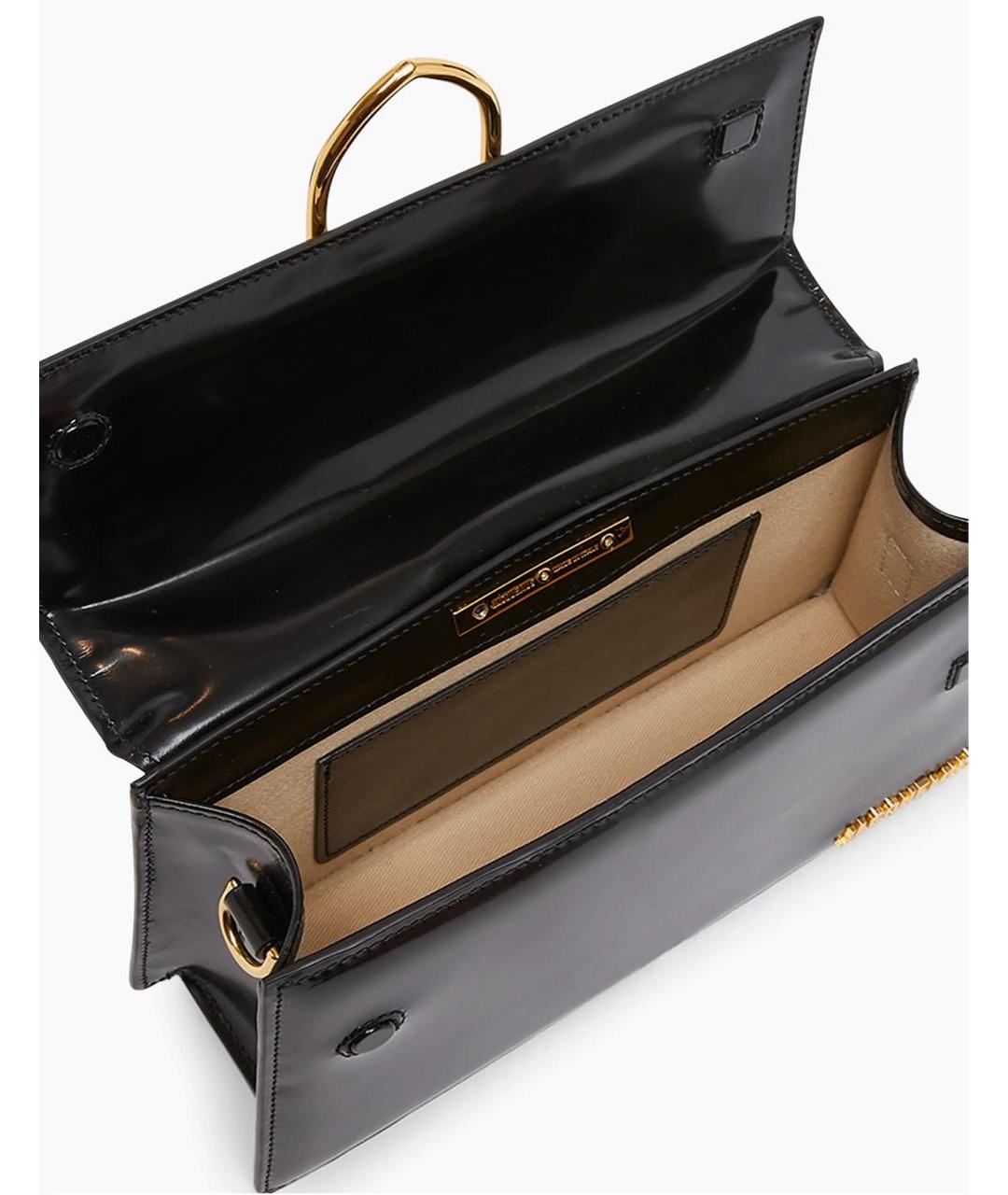 JACQUEMUS Черная кожаная сумка через плечо, фото 4