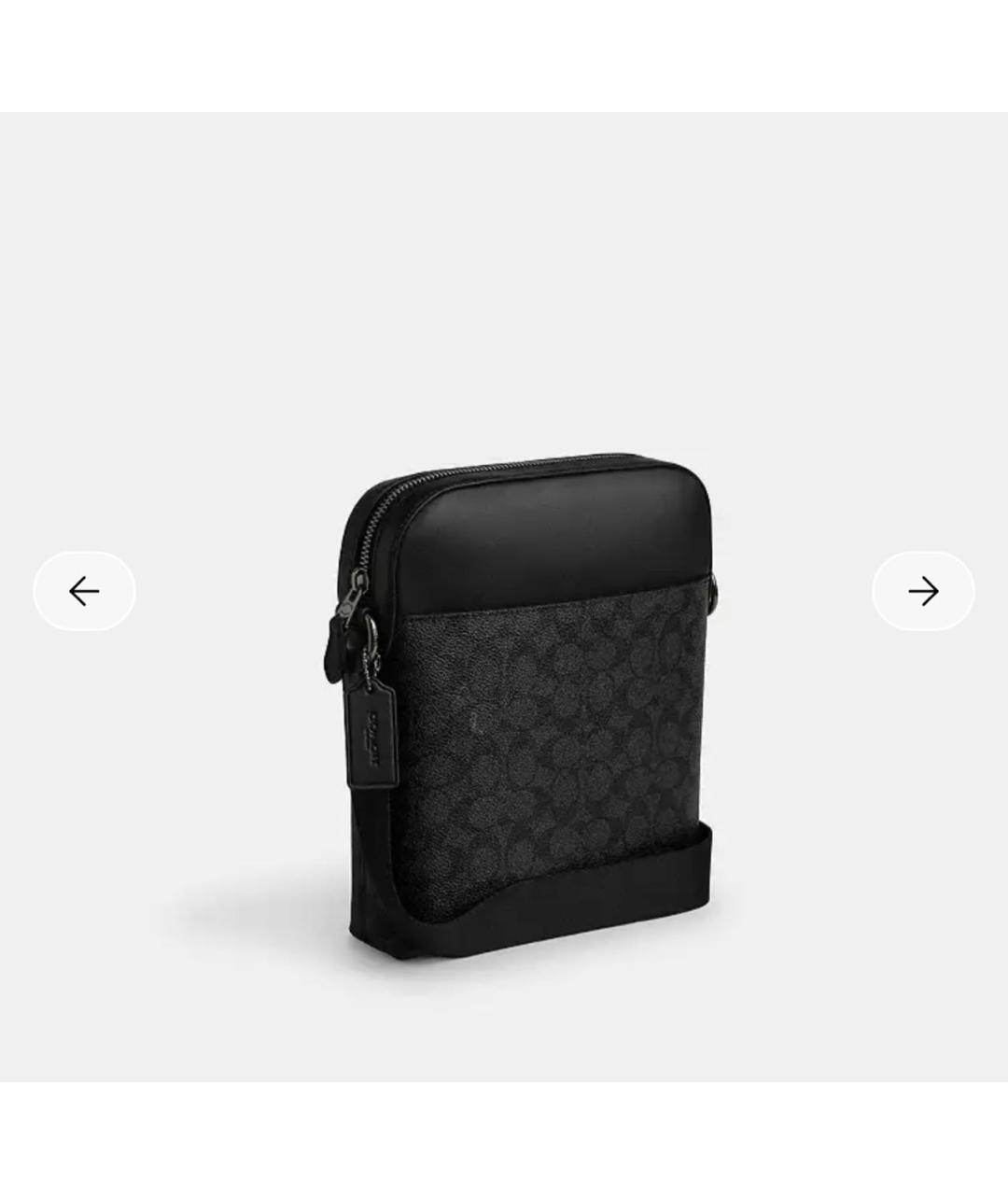 COACH Черная сумка на плечо, фото 3