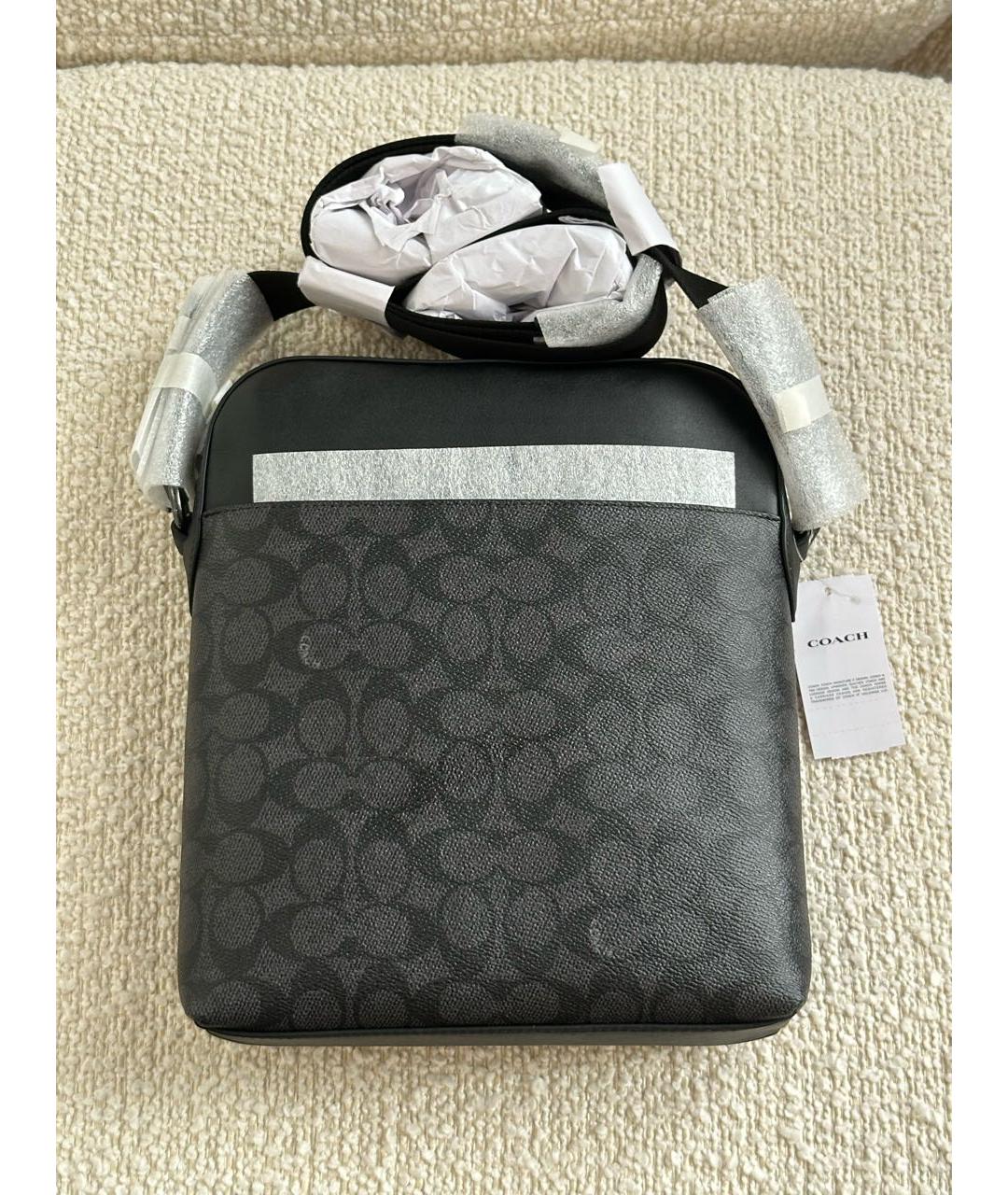 COACH Черная сумка на плечо, фото 7