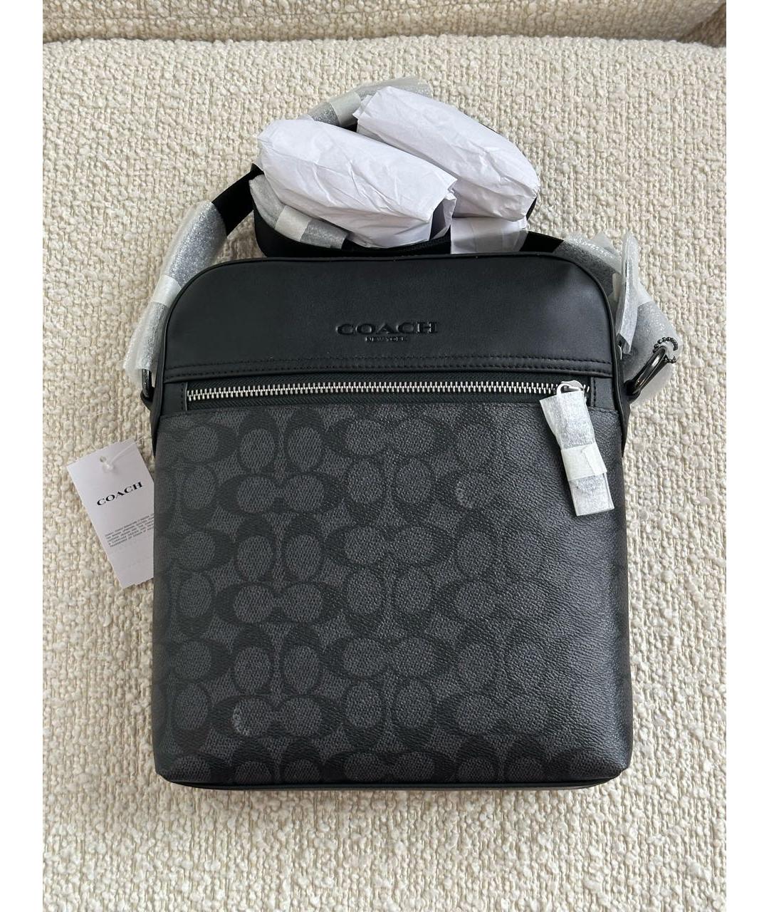 COACH Черная сумка на плечо, фото 6