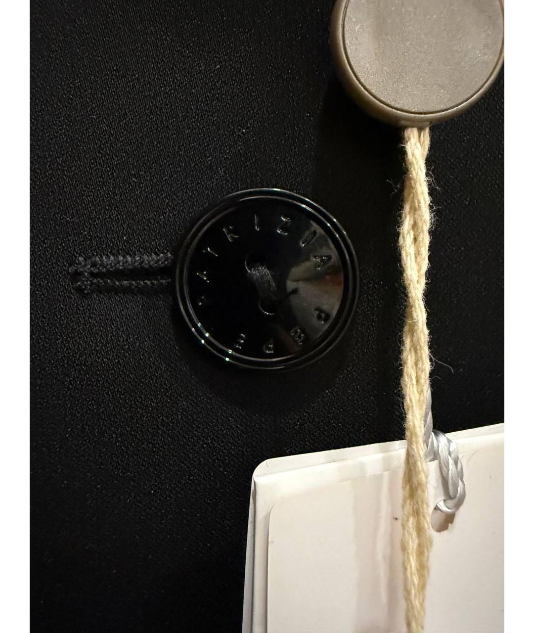 PATRIZIA PEPE Черное кожаное пальто, фото 6