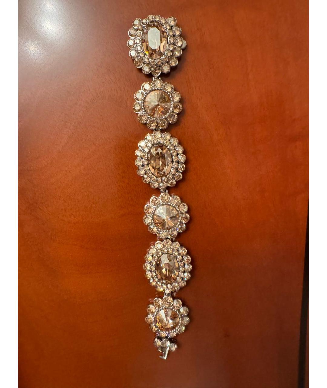 MIU MIU Золотой металлический браслет, фото 5