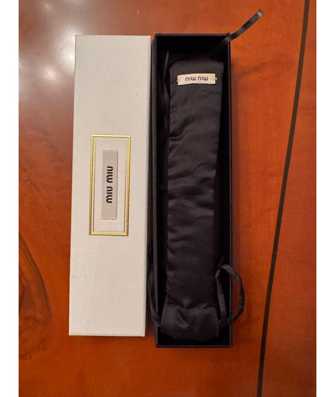 MIU MIU Золотой металлический браслет, фото 3