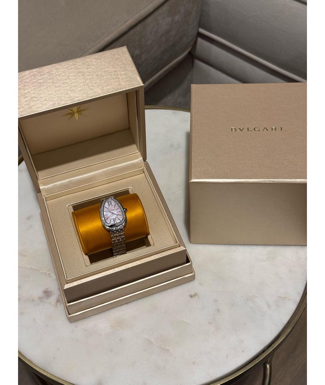 BVLGARI Розовые часы, фото 6