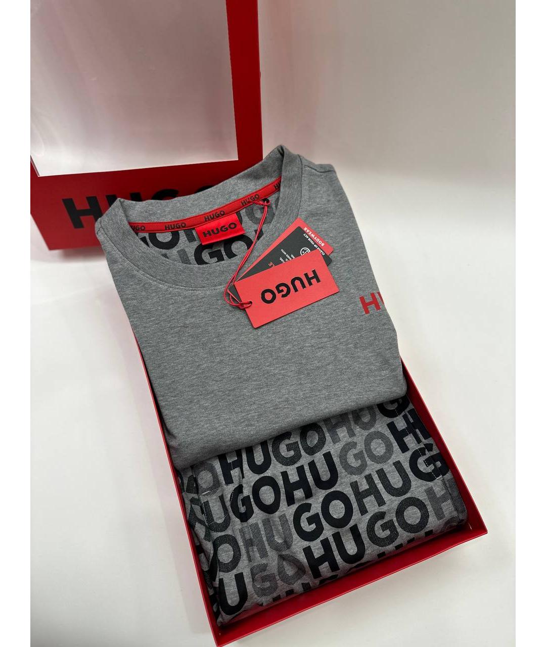 HUGO Серая пижама, фото 6