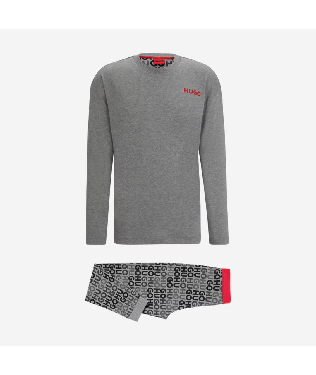 HUGO Серая пижама, фото 8