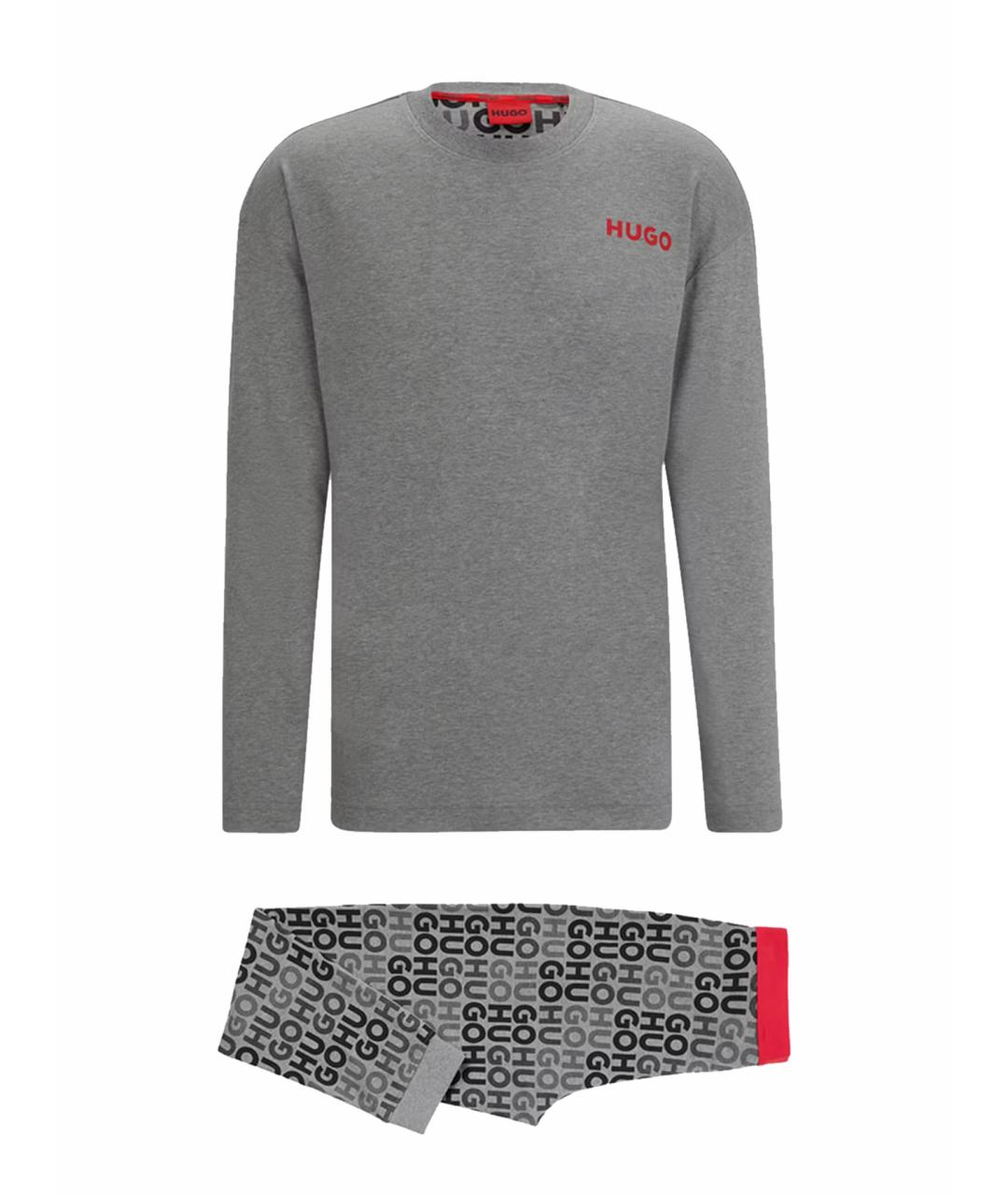 HUGO Серая пижама, фото 1