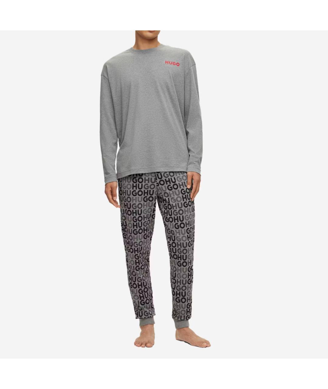 HUGO Серая пижама, фото 4