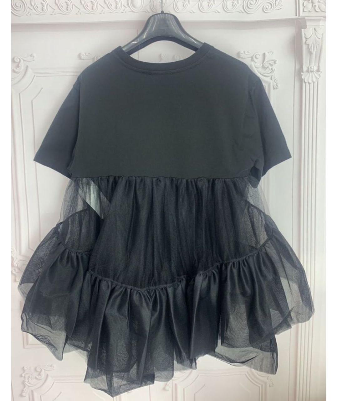 ALEXANDER MCQUEEN Черная хлопковая блузы, фото 4