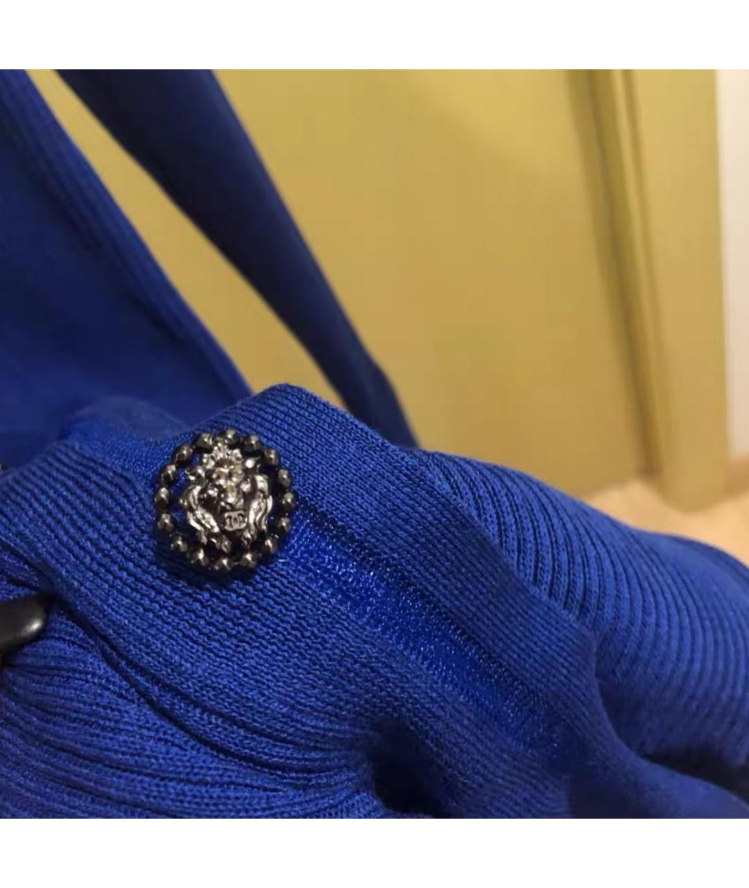 CHANEL Темно-синий хлопковый кардиган, фото 6