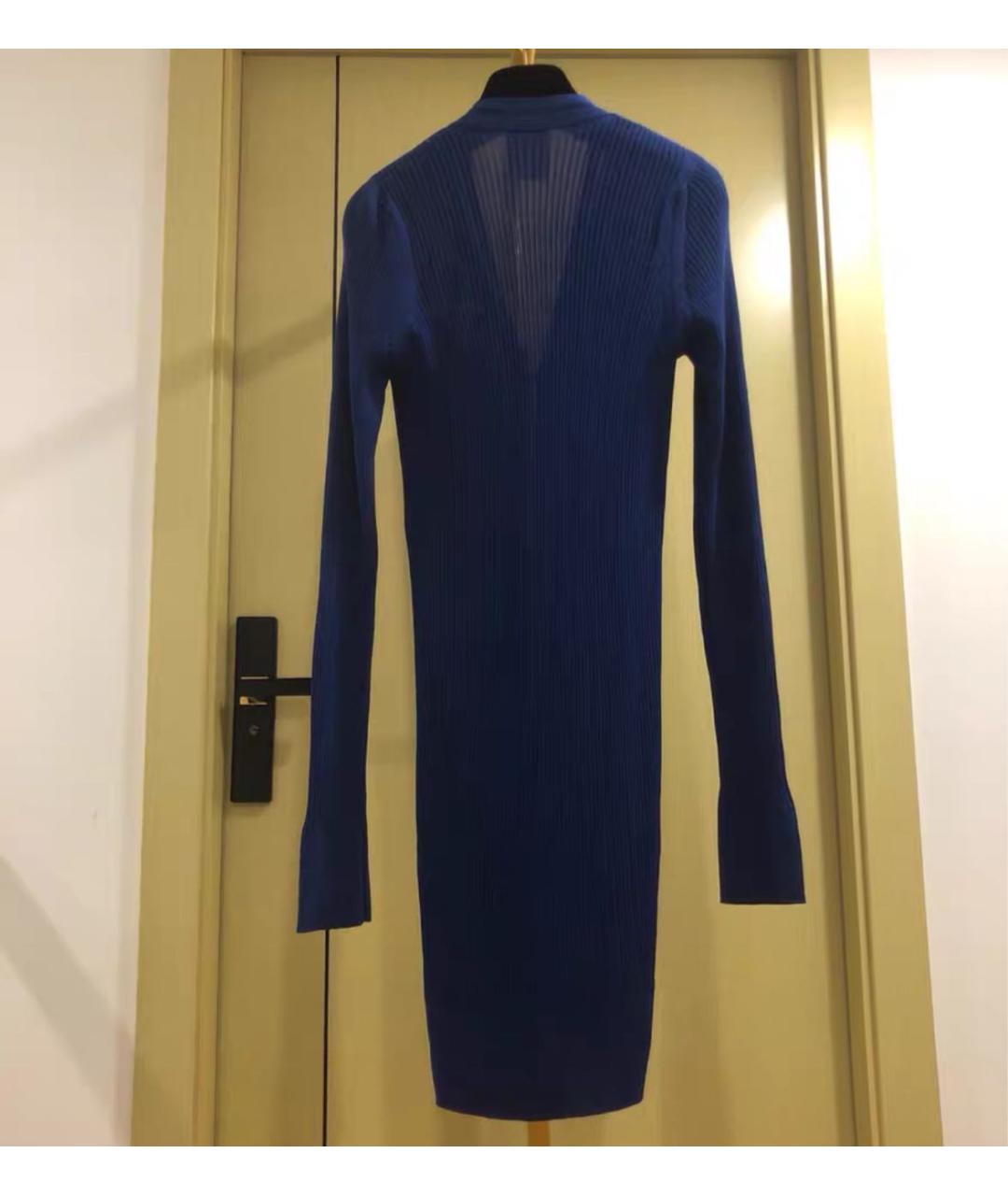 CHANEL Темно-синий хлопковый кардиган, фото 8