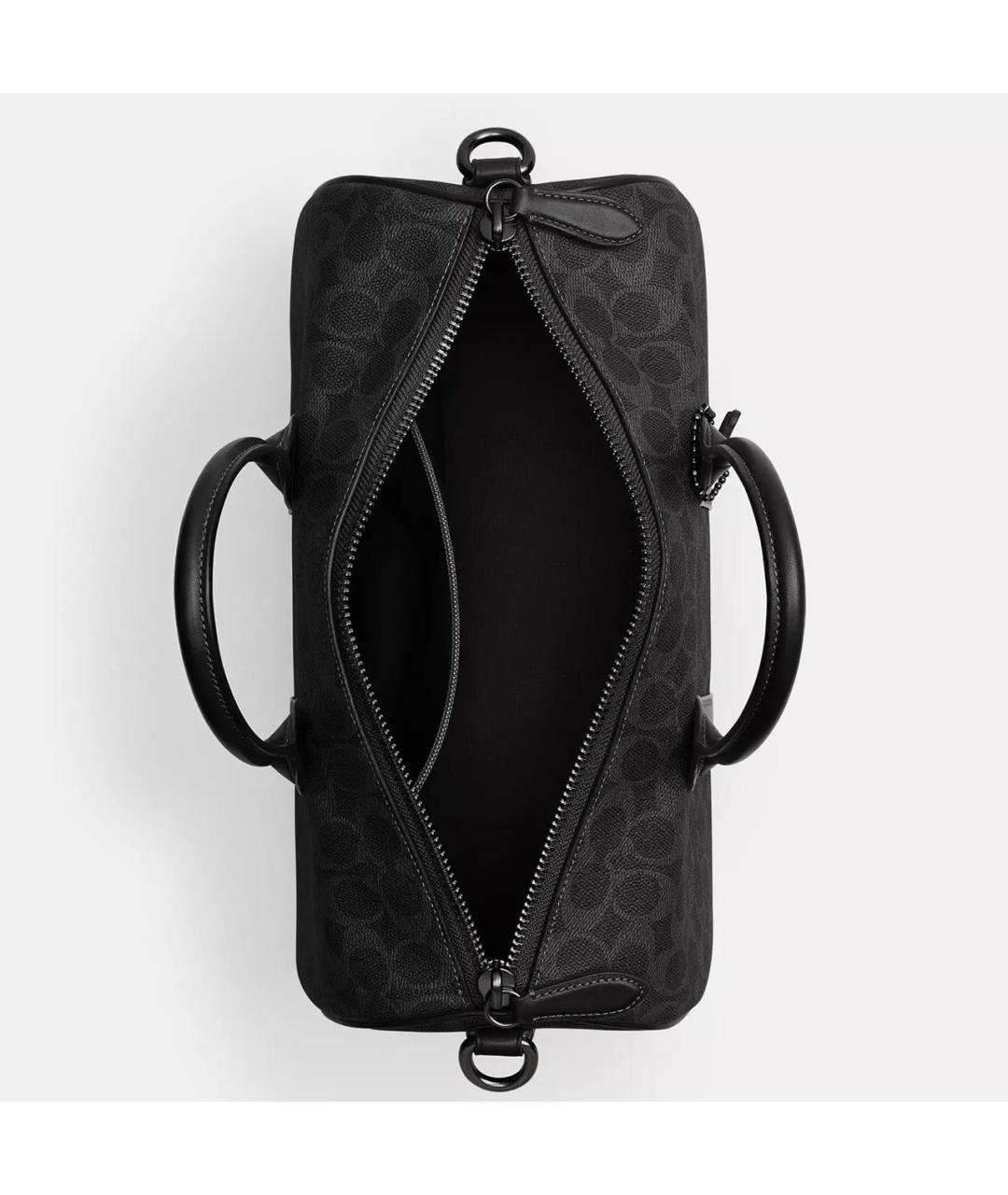 COACH Черная дорожная/спортивная сумка, фото 2