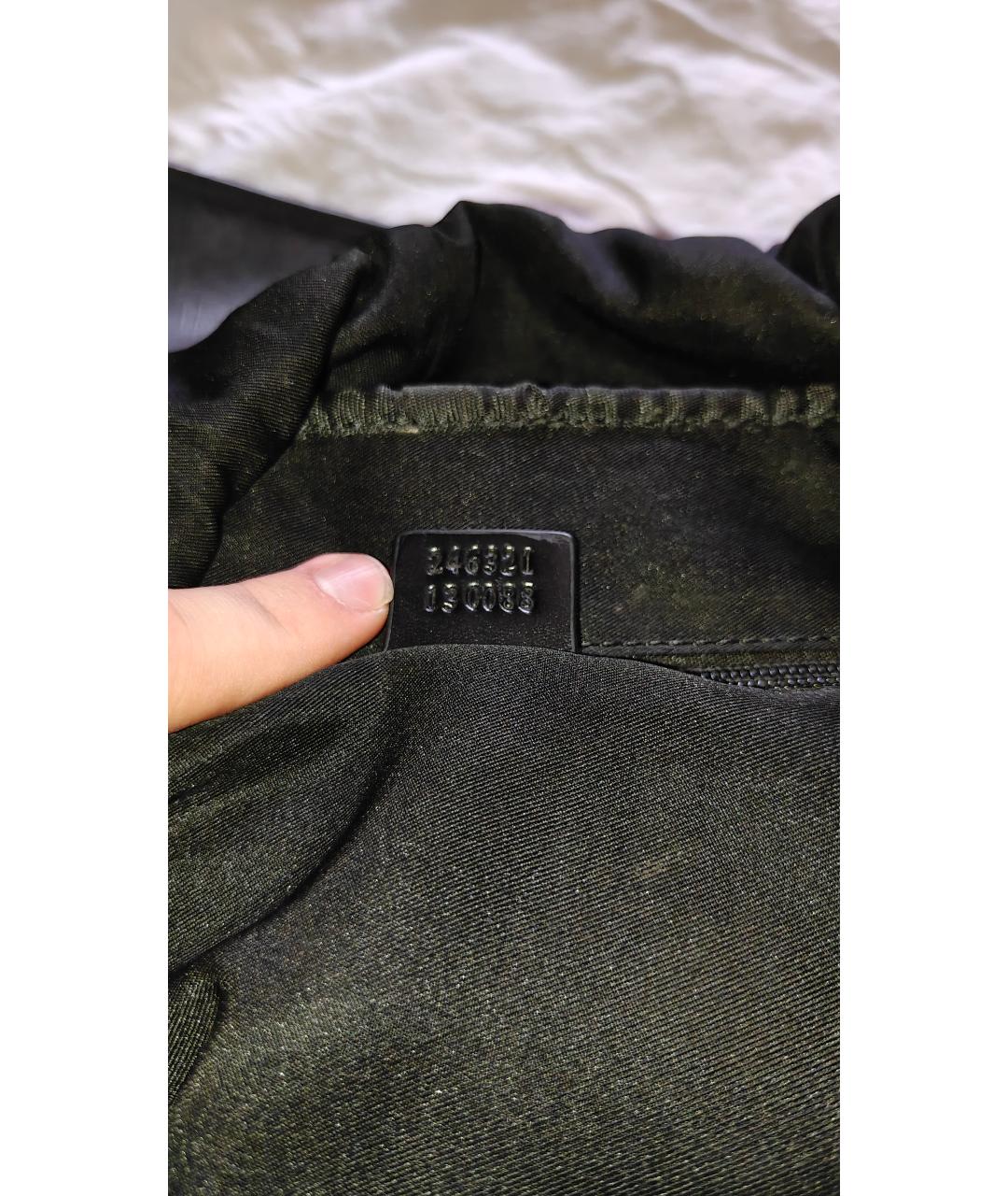 GUCCI Черный кожаный рюкзак, фото 3