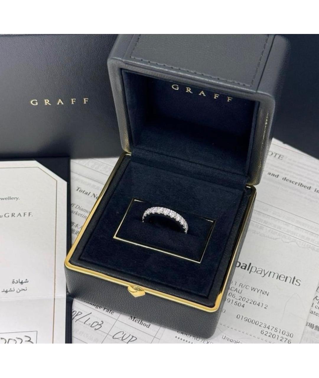 GRAFF Серебряное кольцо из белого золота, фото 3