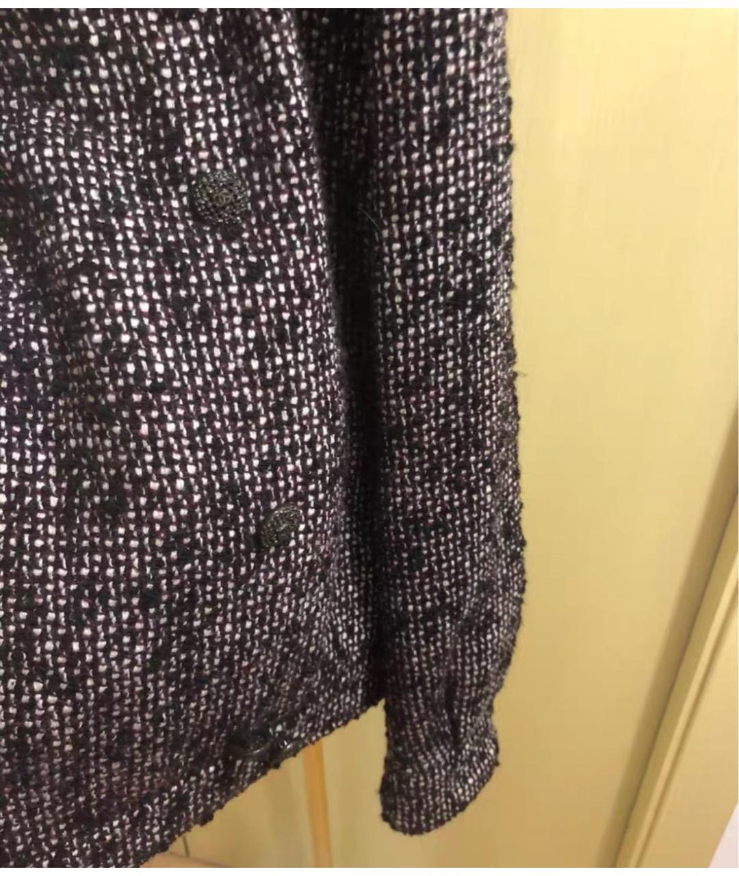 CHANEL Серая шерстяная куртка, фото 6