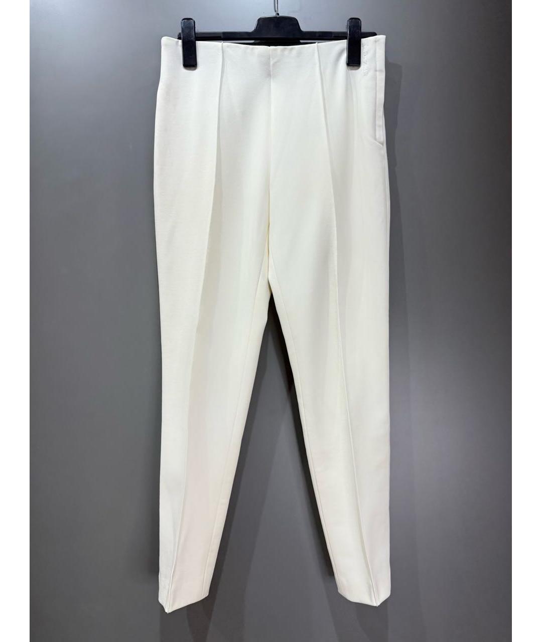 BOGNER Белые вискозные брюки узкие, фото 6
