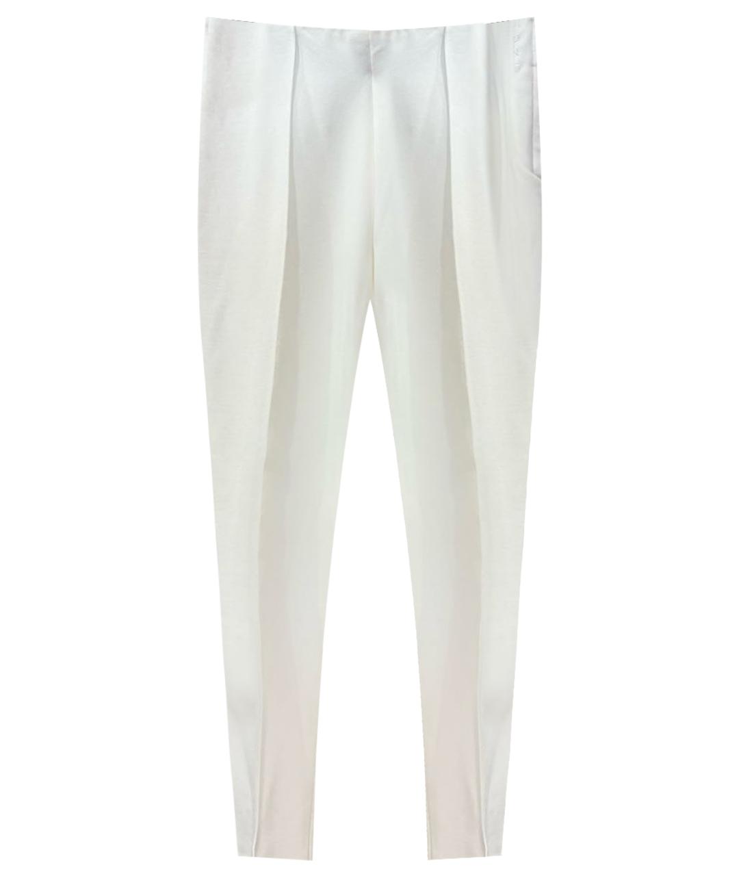 BOGNER Белые вискозные брюки узкие, фото 1