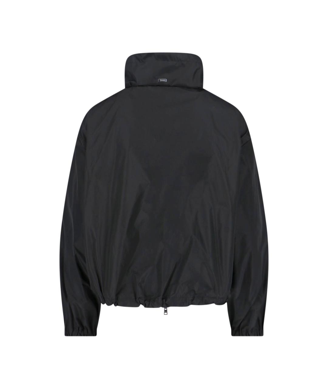 HERNO Черная полиэстеровая куртка, фото 2