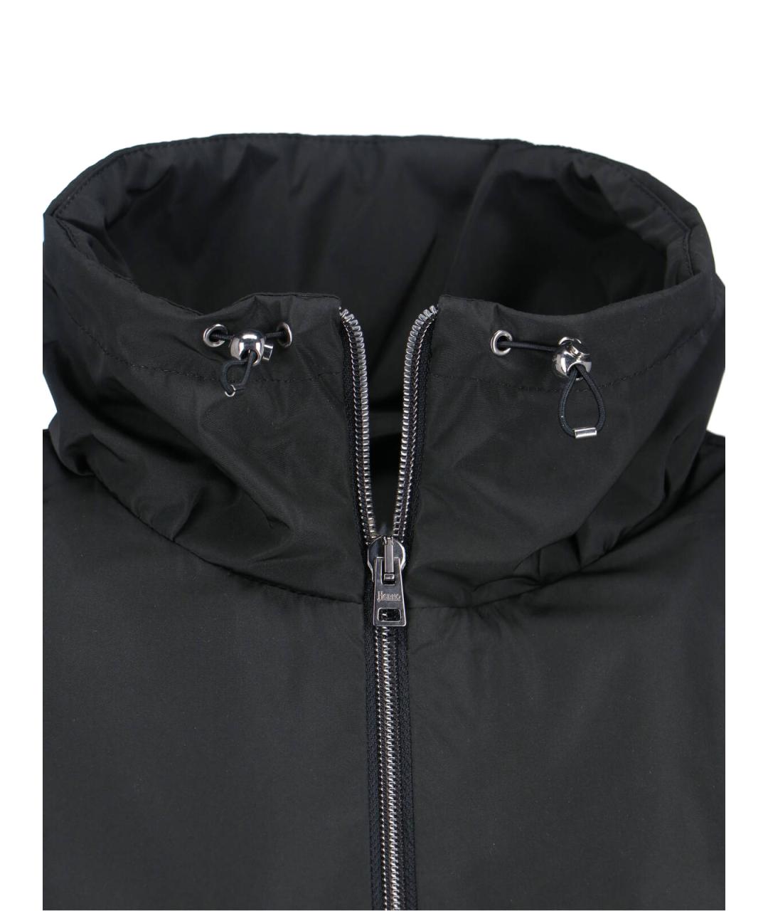 HERNO Черная полиэстеровая куртка, фото 4