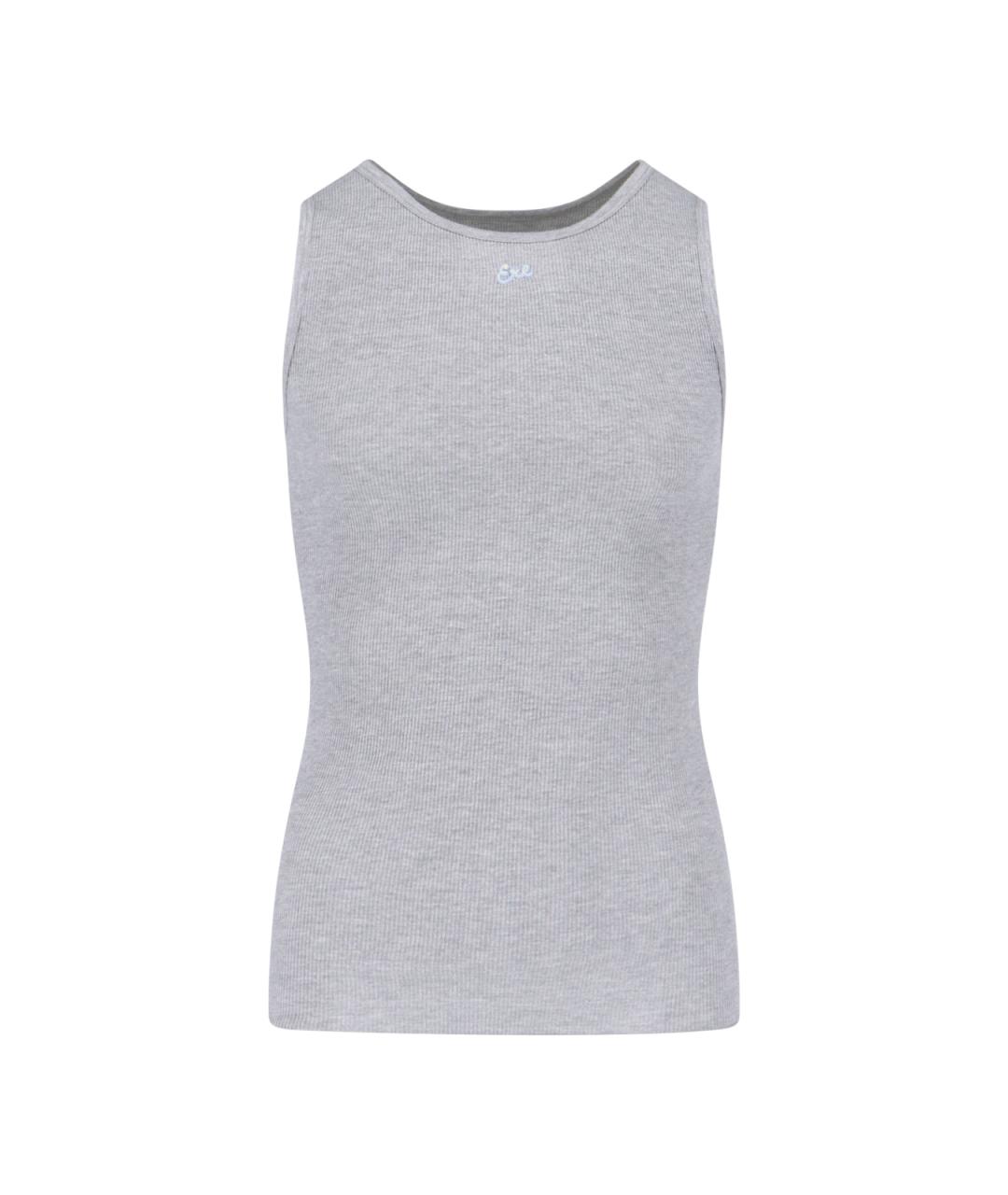 ERL Серая хлопко-полиэстеровая майка, фото 1