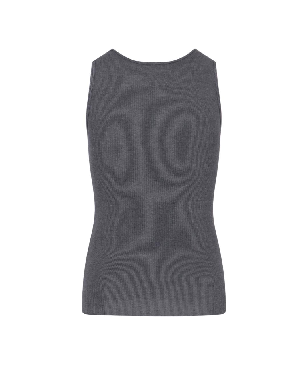 ERL Серая хлопковая майка, фото 2