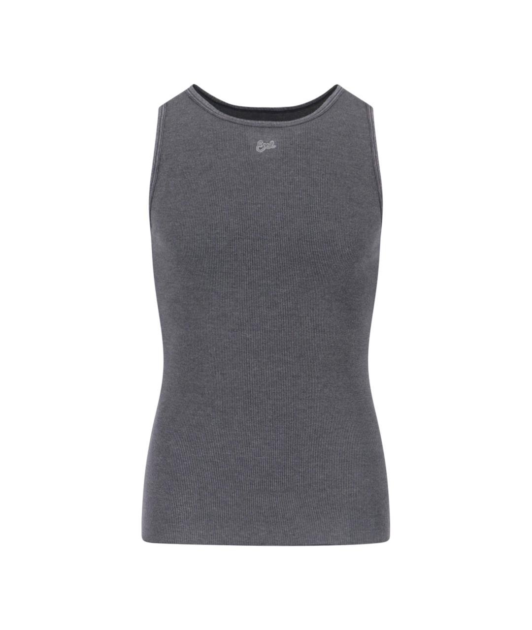 ERL Серая хлопковая майка, фото 1