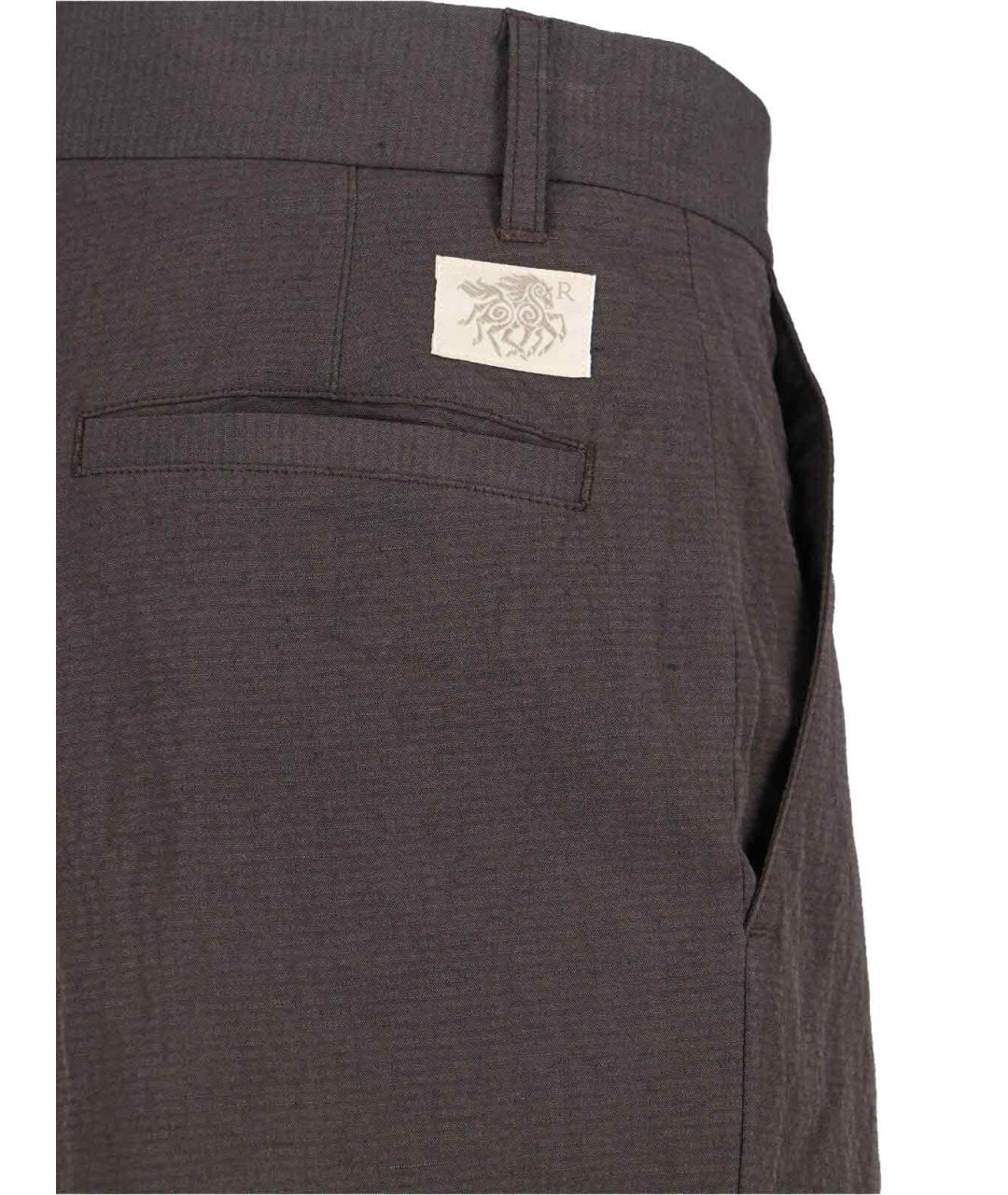 RANRA Коричневые повседневные брюки, фото 4