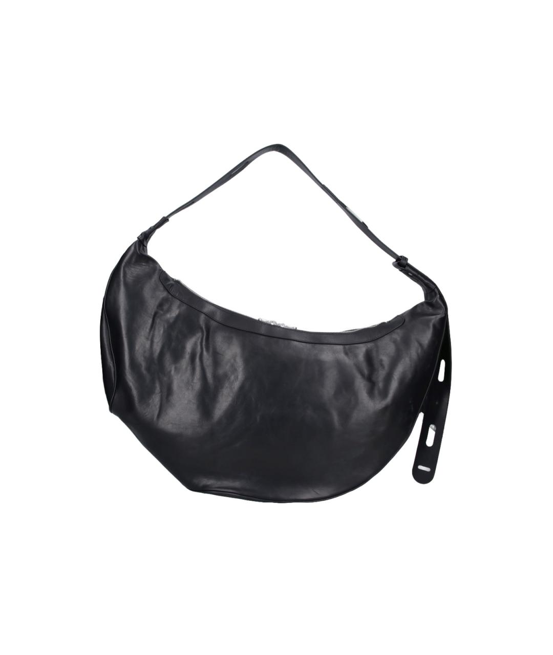 KIKO KOSTADINOV Черная кожаная сумка тоут, фото 3