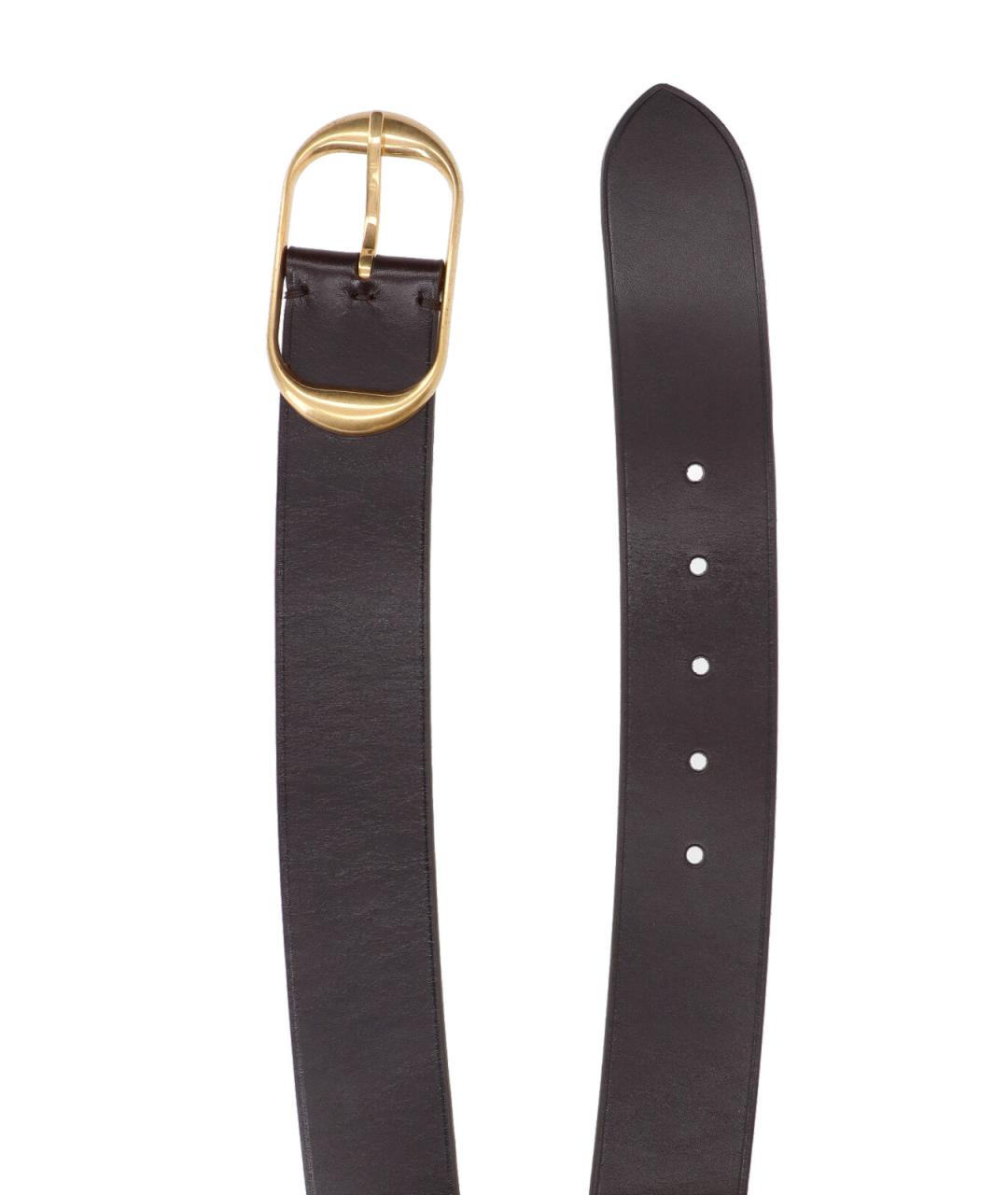 NILI LOTAN Коричневый кожаный ремень, фото 2