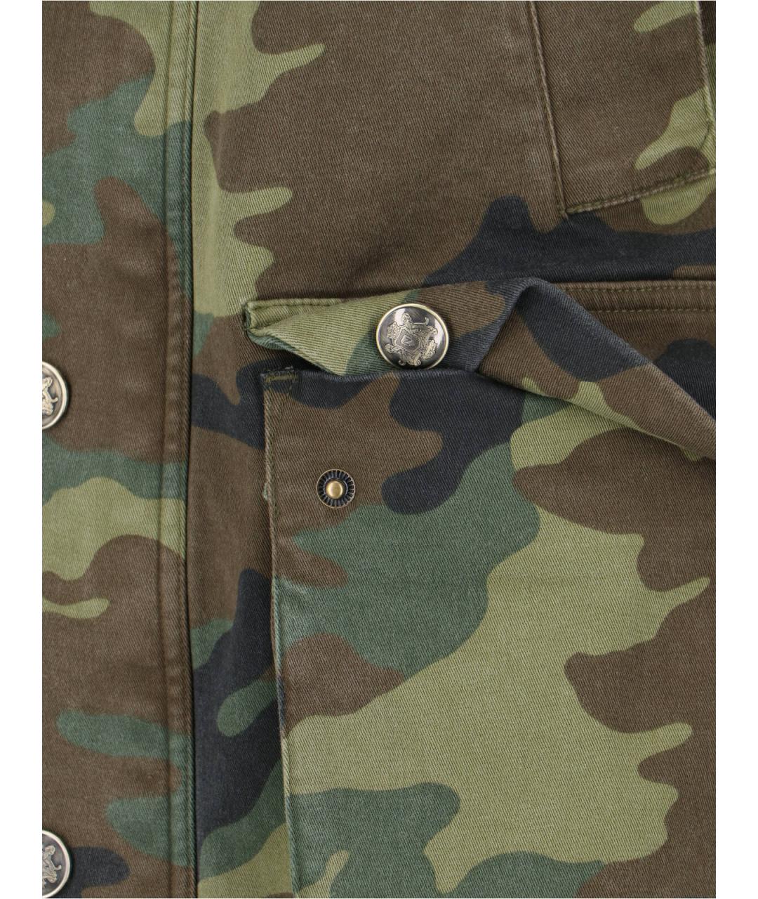 NILI LOTAN Зеленая хлопковая куртка, фото 4