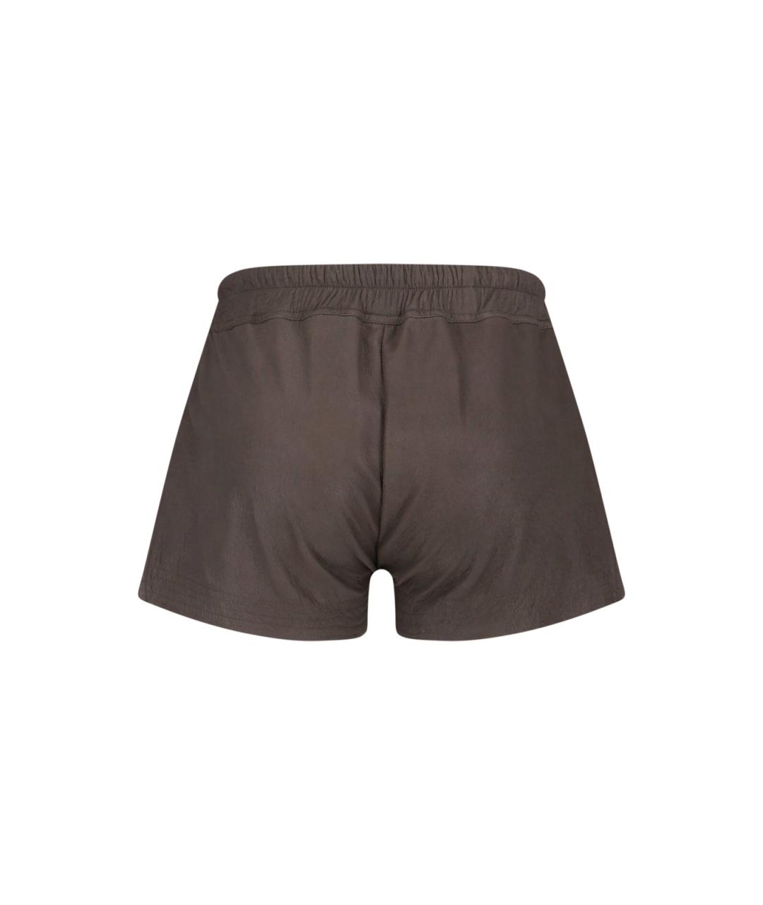 RICK OWENS Коричневые полиамидовые шорты, фото 2