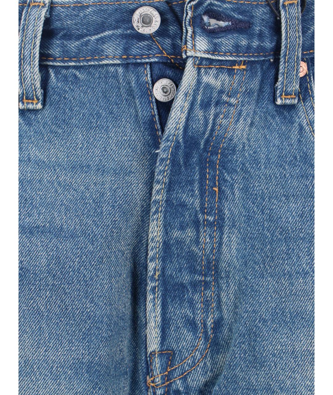 LEVI'S Синие прямые джинсы, фото 5
