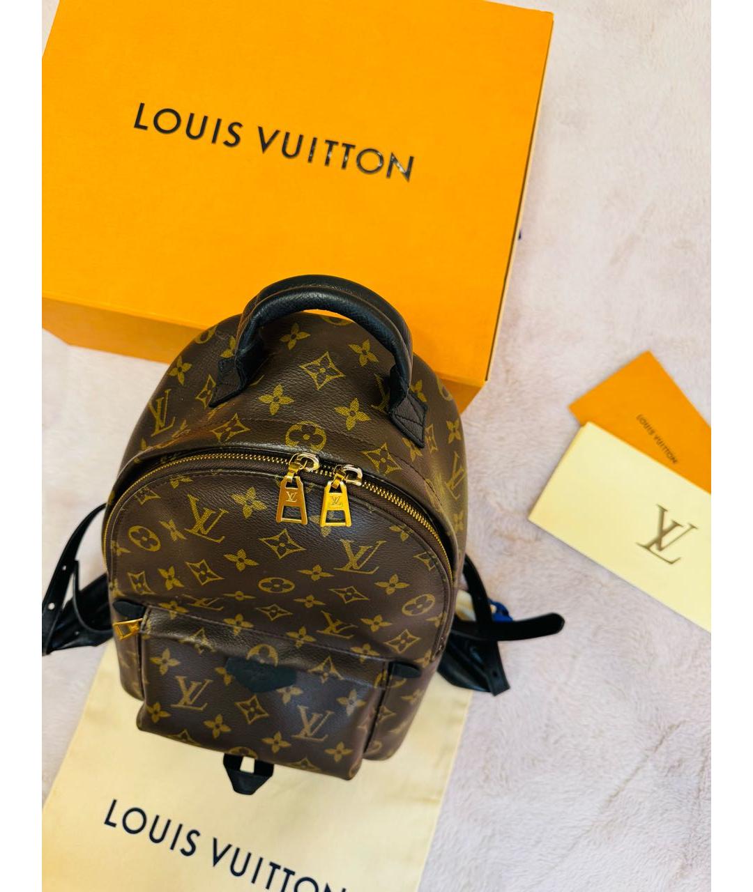 LOUIS VUITTON Коричневый рюкзак, фото 5