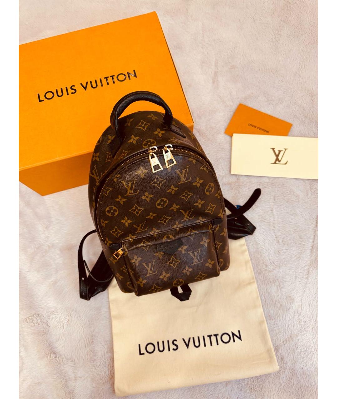 LOUIS VUITTON Коричневый рюкзак, фото 8