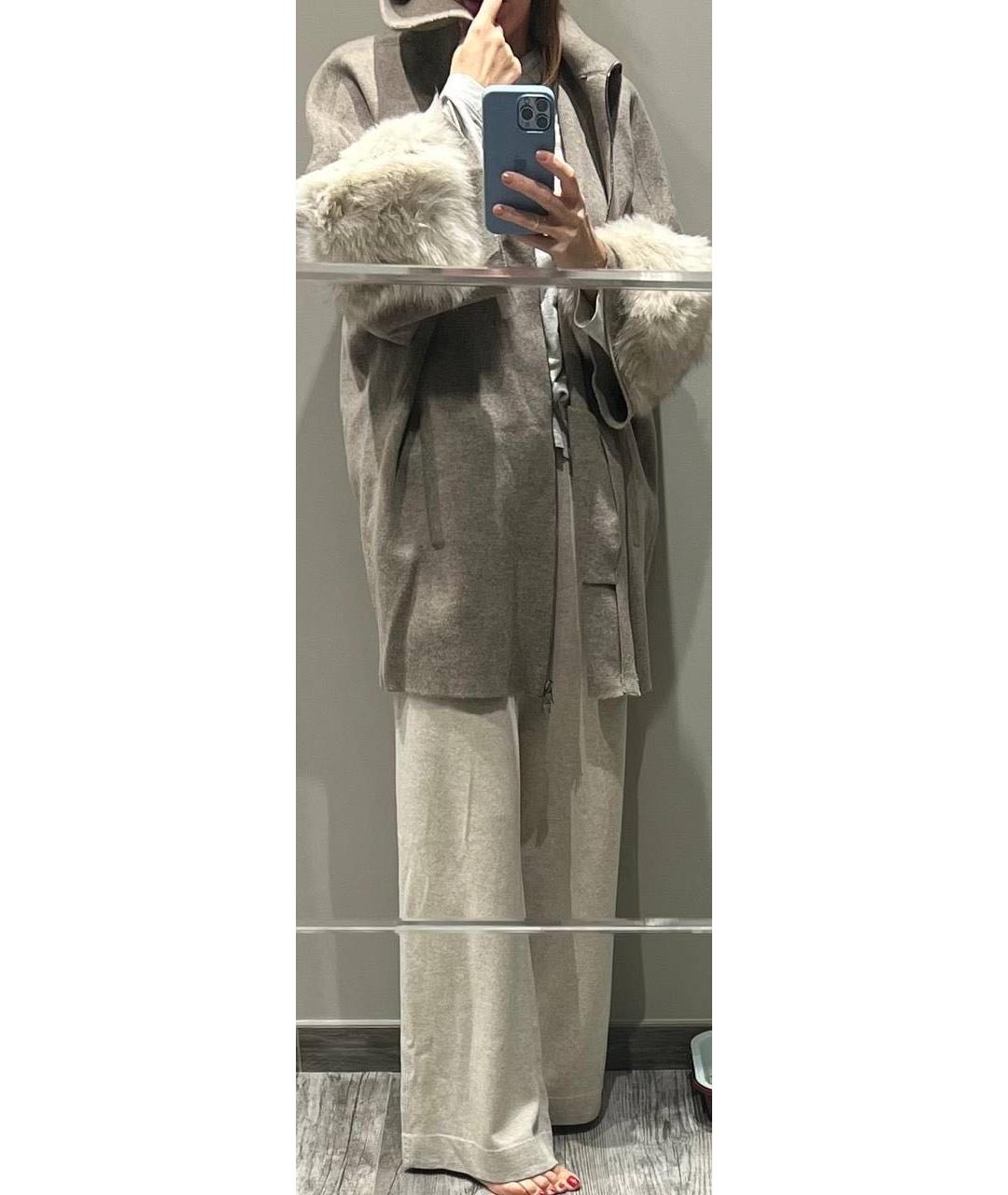 FALCONERI Бежевое кашемировое пальто, фото 4